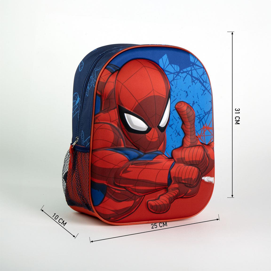 🕸️ Zaino Asilo & Tempo Libero "Spider-Man 3D Action" 🕷️💥