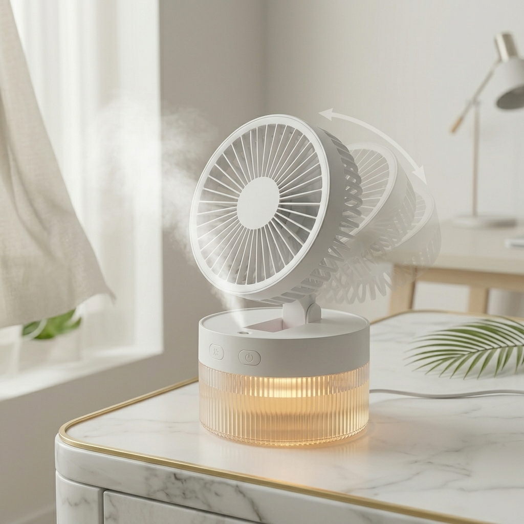Ventilatore da tavolo pieghevole