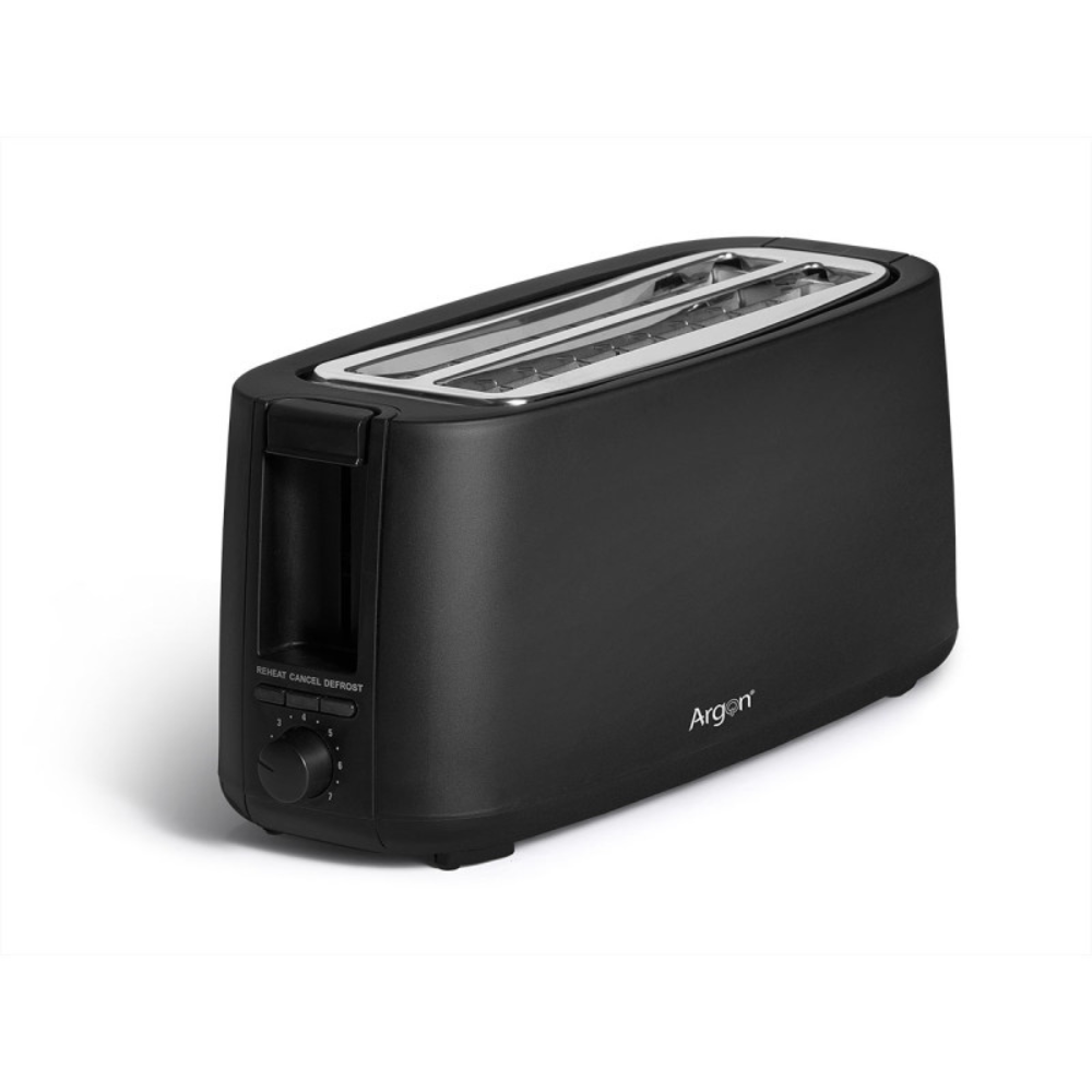 Tostapane Doppio Lungo Nero 1400W