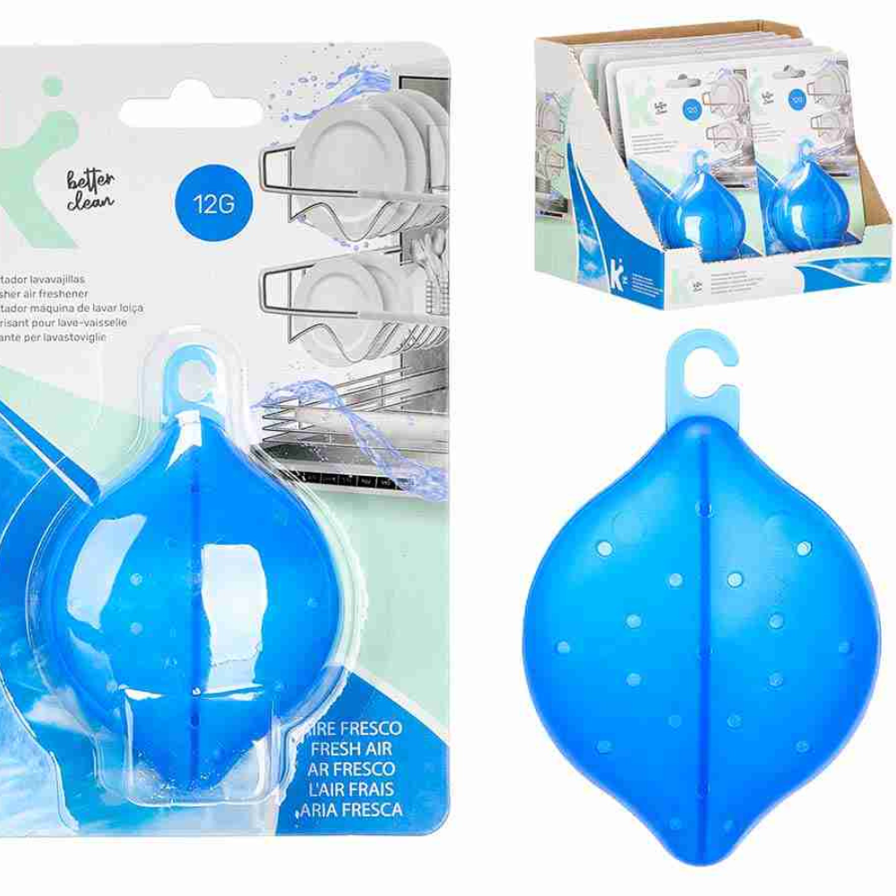 3x Deodorante per Lavastoviglie al Limone, Brezza Marina, Mela Verde - 12g (180 Lavaggi) – Kinvara