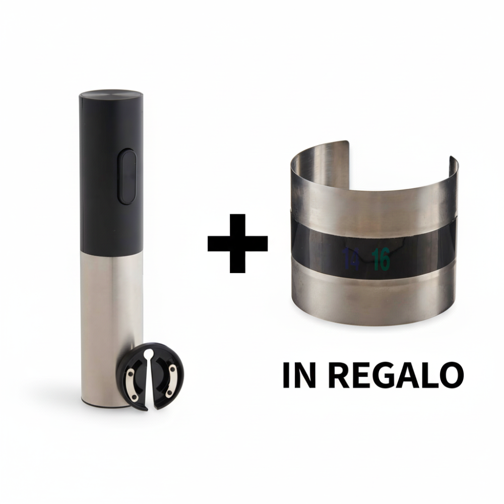 Cavatappi Elettrico + Termometro Per Bottiglie Di Vino - Kinvara