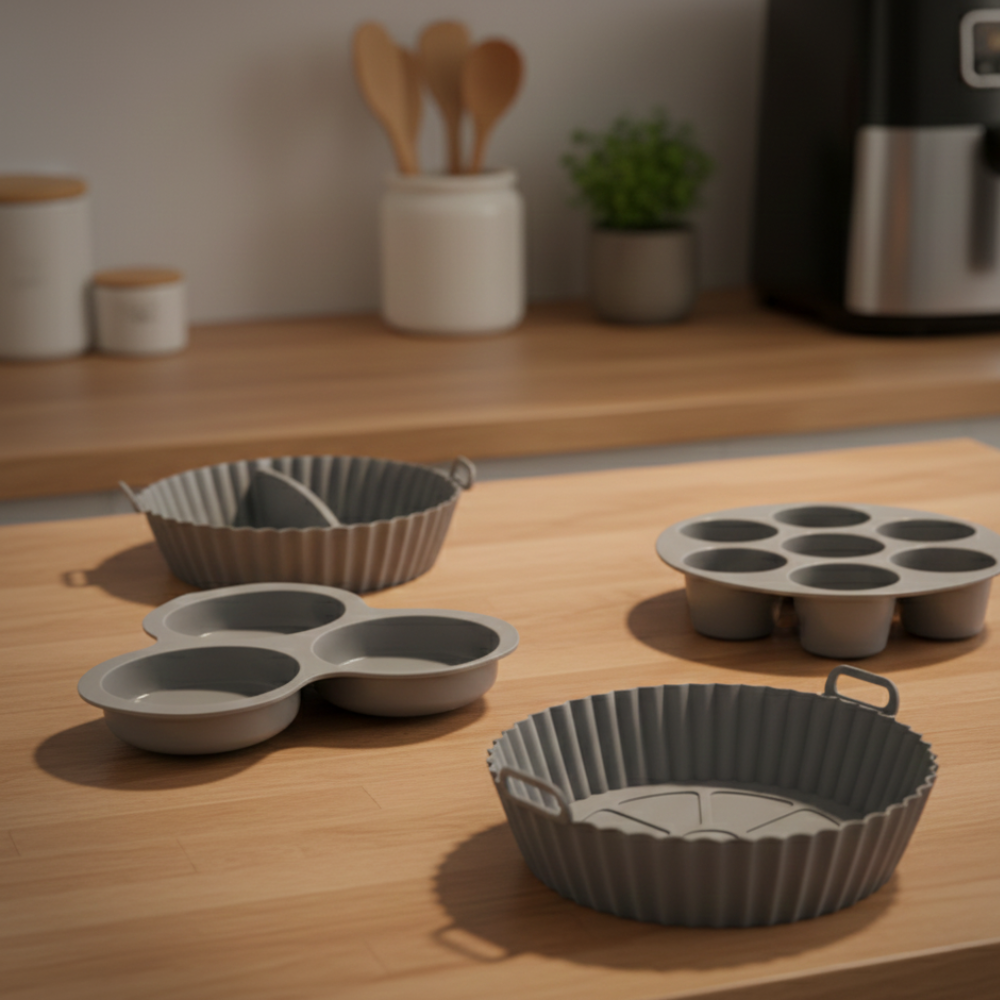 4 Stampi Per Friggitrice Ad Aria