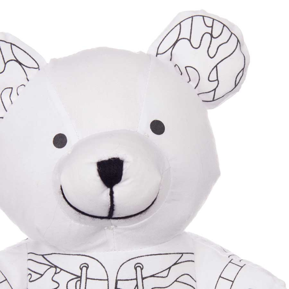 Peluche da Colorare – Orsacchiotto Creativo con 4 Pennarelli Inclusi – PINCELLO