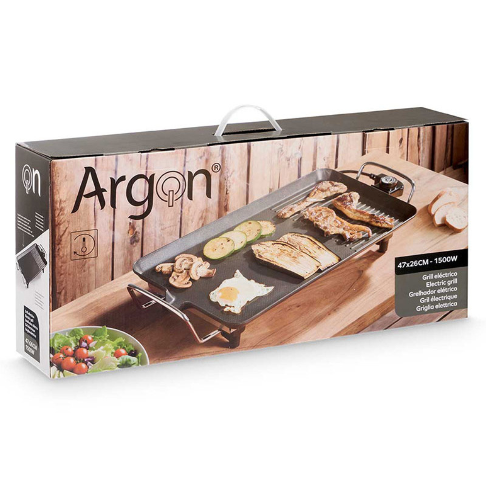 Piastra Elettrica Argon 1500W – Cottura Rapida e Versatile per Ogni Occasione