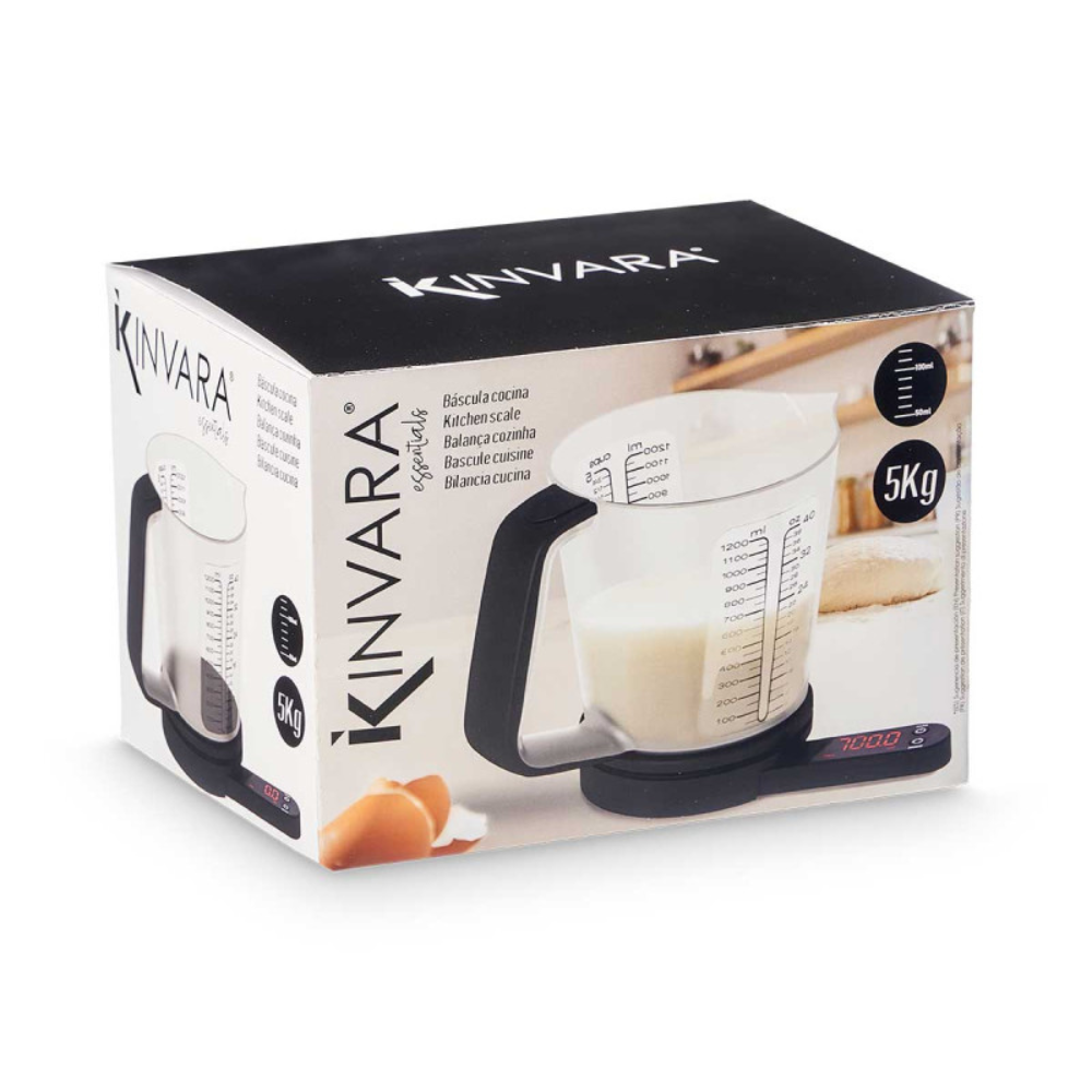 Bilancia Elettronica con Caraffa Graduata Kinvara