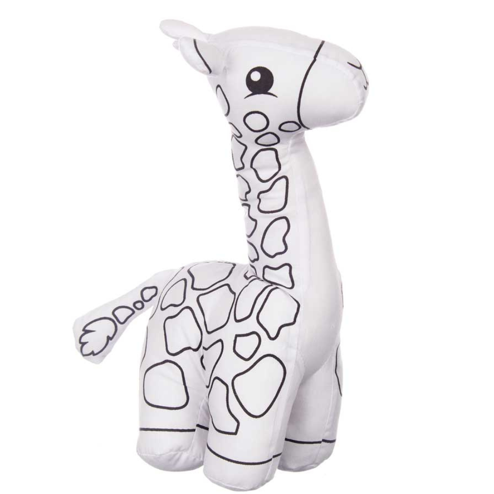 Peluche da Colorare – Giraffa Creativo con 4 Pennarelli Inclusi – PINCELLO