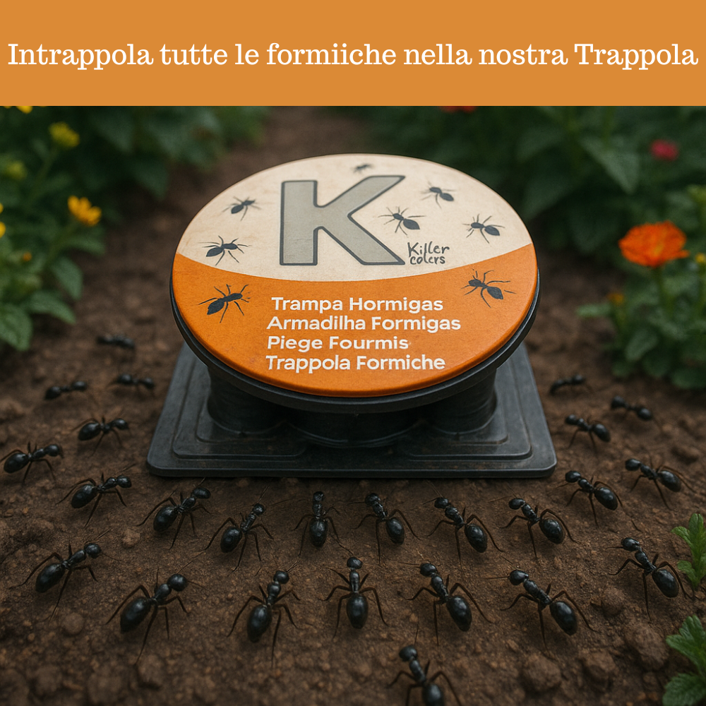 🐜 Trappola Adesiva per Formiche – Confezione da 16 Trappole