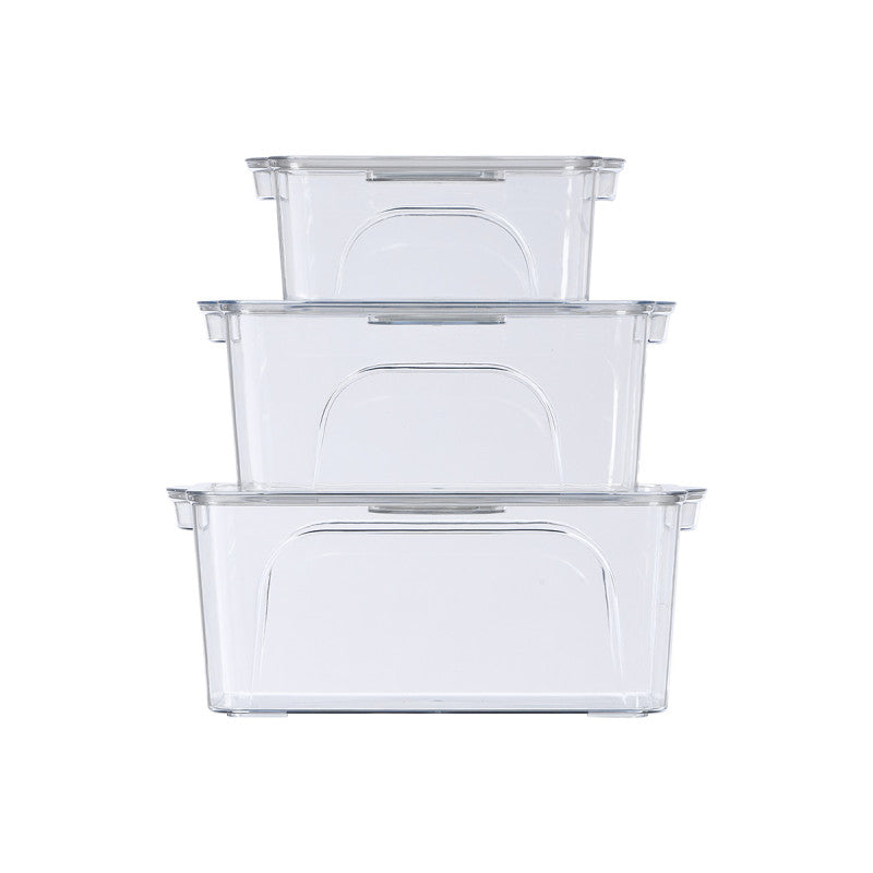 🥬 FreshKeeper Pro™ – Set Organizer Frigorifero Ermetico 3 Pezzi