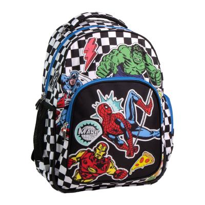 🎒💥⚡ Zaino Scuola & Tempo Libero Marvel Comics Avengers ; Spider-Man – Checkerboard Edition 🎒💥