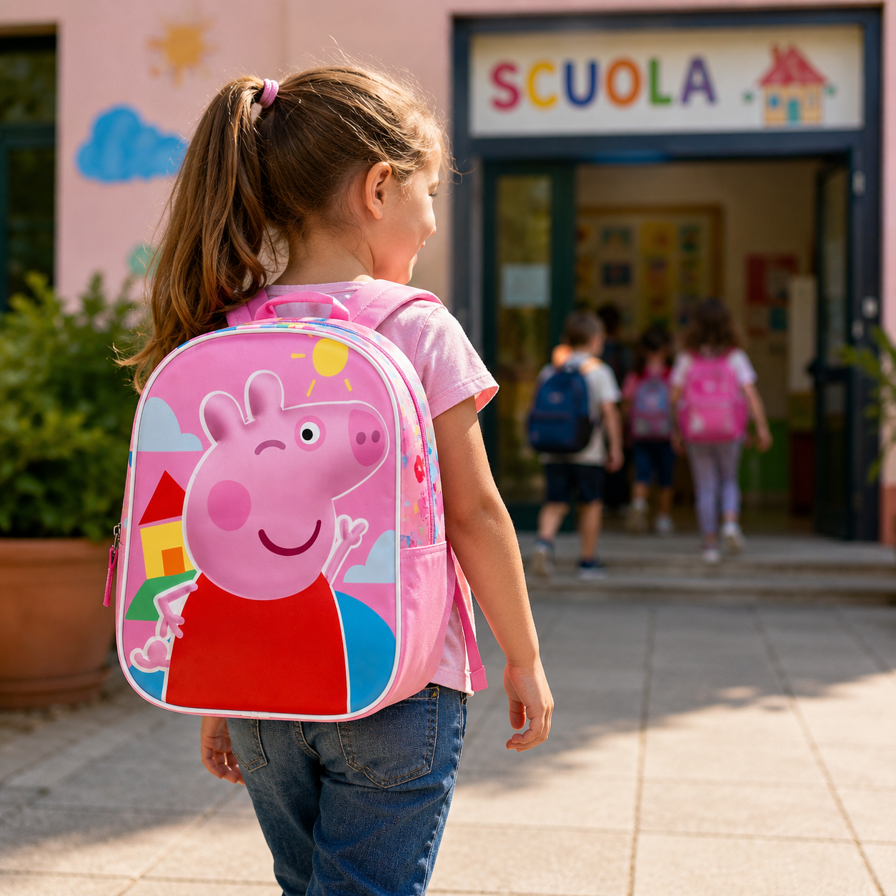 🐷 Zaino Peppa Pig – Porta con te il sorriso in ogni avventura!