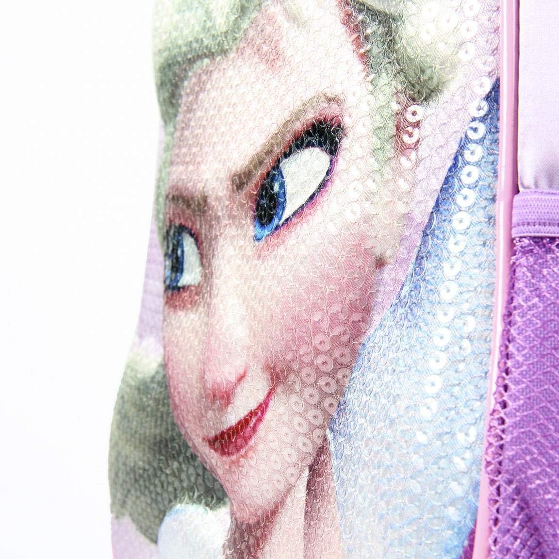 🎒 Zaino Asilo & Tempo Libero Disney Frozen - Elsa "Magia di Paillettes" ❄️👑