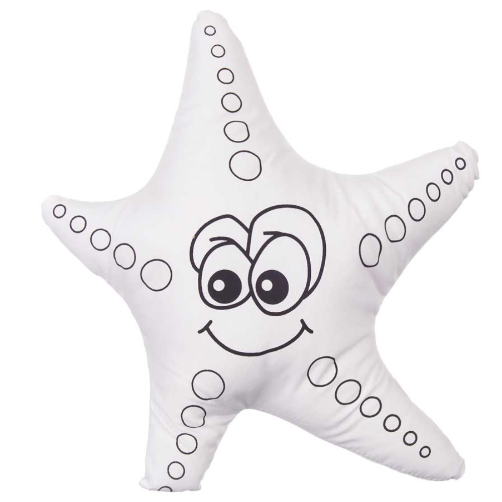 Peluche da Colorare – Stella Marina Creativo con 4 Pennarelli Inclusi – PINCELLO