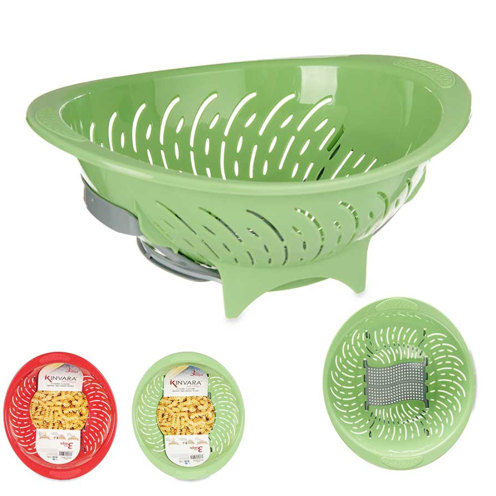 2 x Colapasta con Base Rialzata – Design Curvo e Moderno