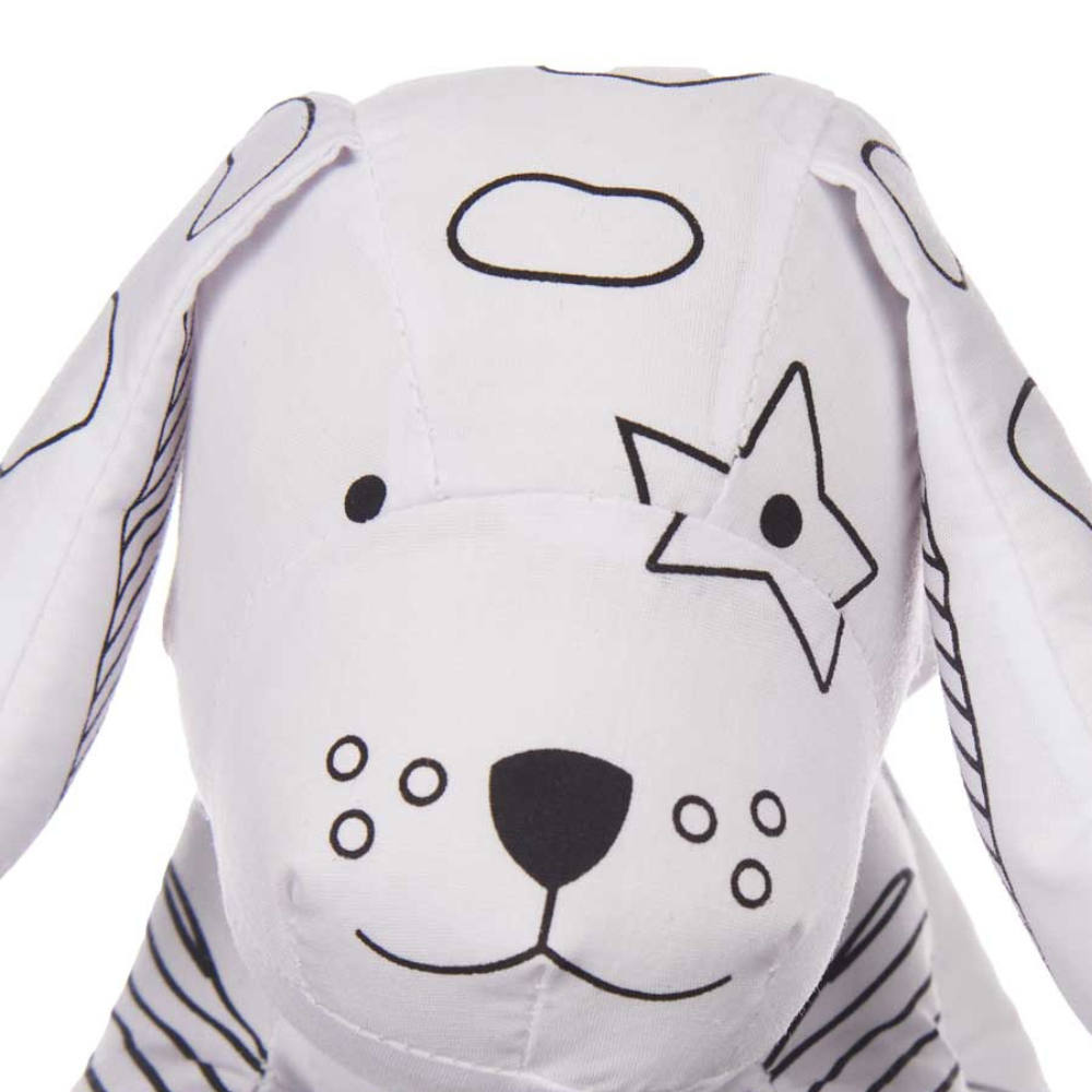 Peluche da Colorare – Cagnolino Creativo con 4 Pennarelli Inclusi – PINCELLO