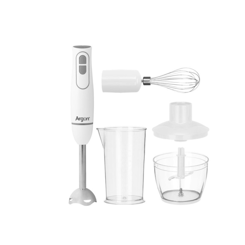 Set Battitori Accessori Bianco Grigio 1000W