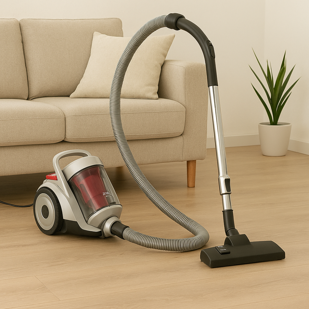 Aspirapolvere Ciclonico Con Ruote Argòn 900W – Potenza, Igiene e Comfort in un Solo Gesto