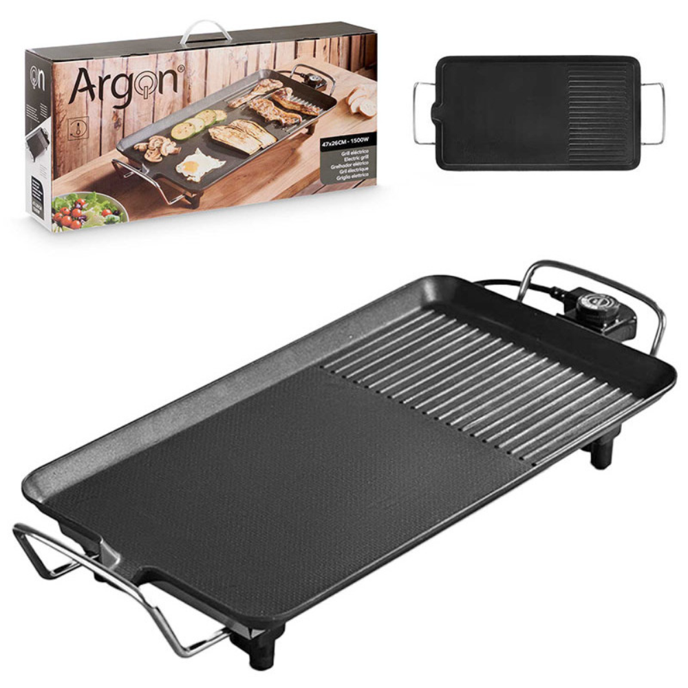 Piastra Elettrica Argon 1500W – Cottura Rapida e Versatile per Ogni Occasione