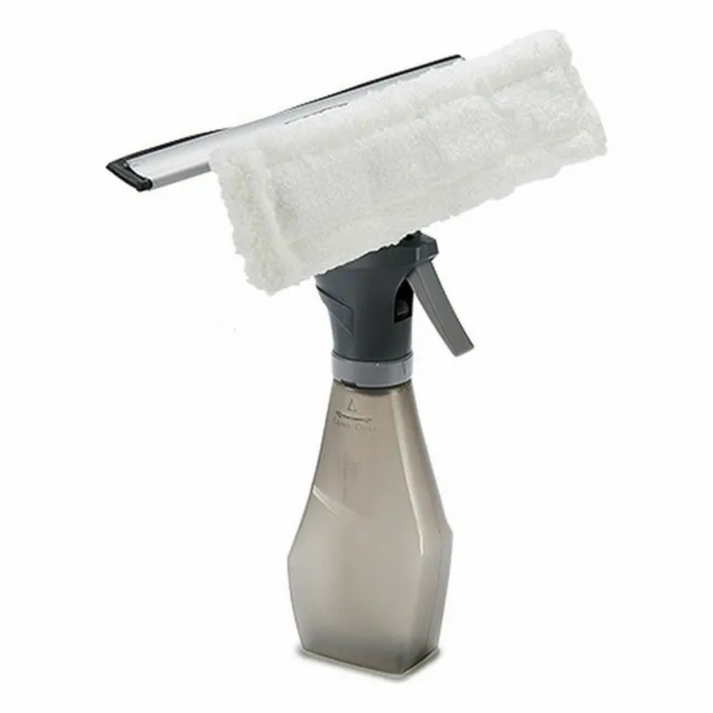 Pulitore Vetri Spray 3-in-1 con Spugna e Lama in Silicone