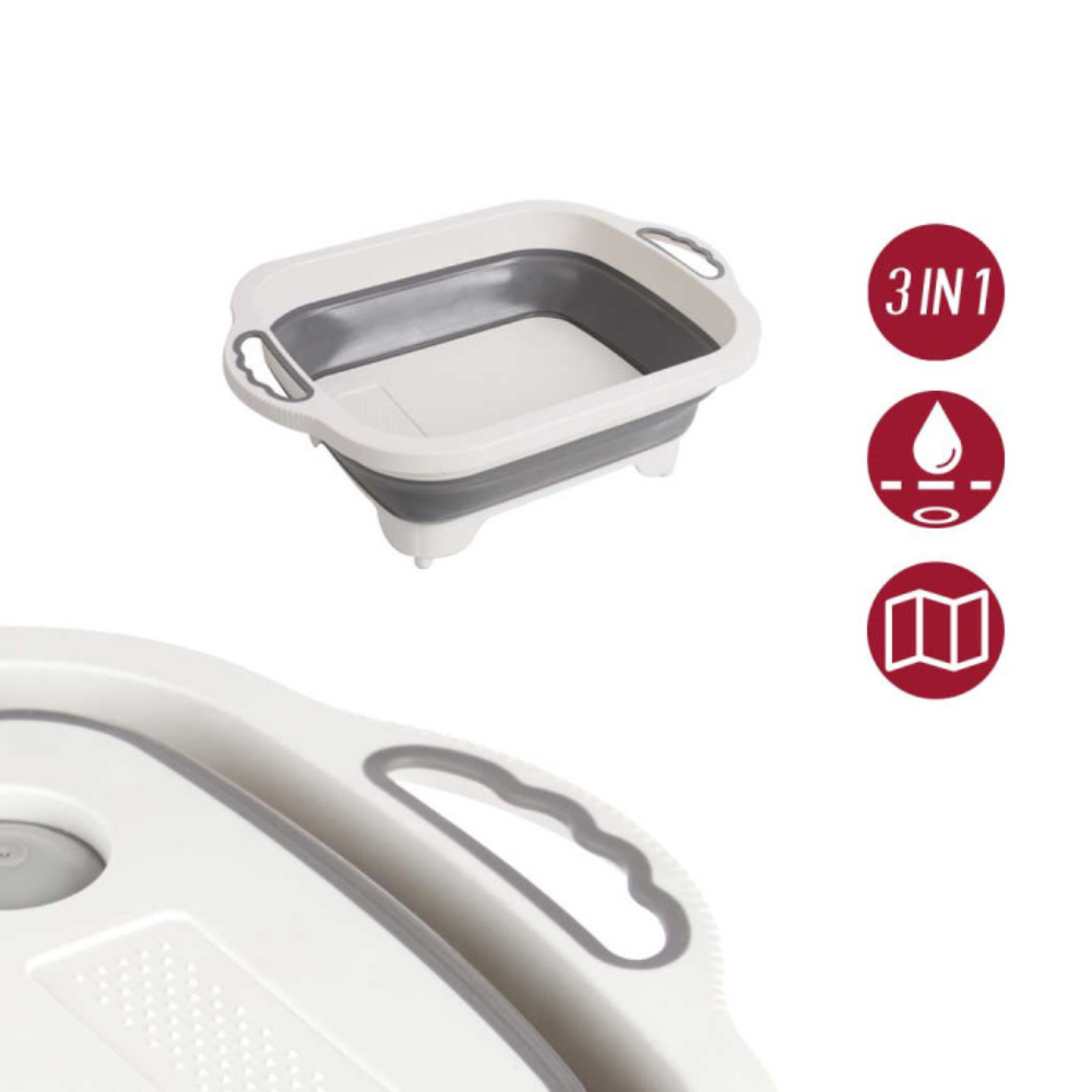 Tagliere Pieghevole Con Filtro Gocciolatoio - Kinvara