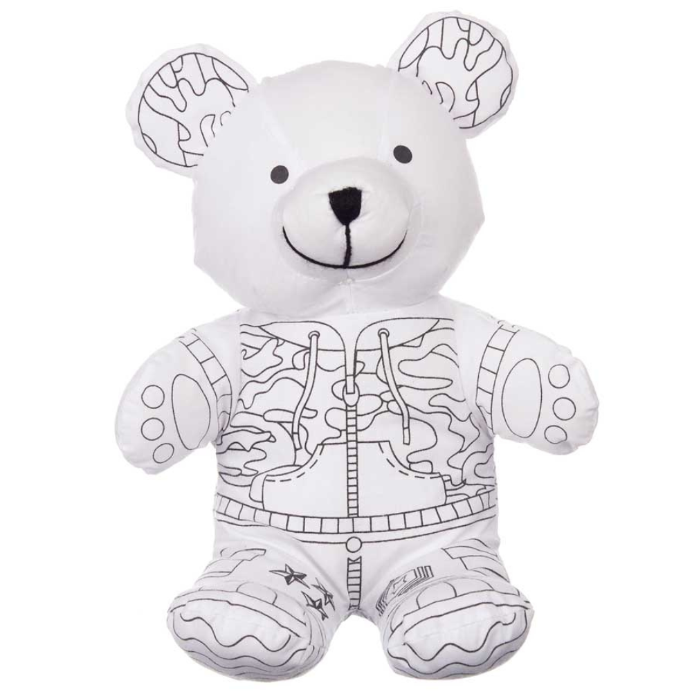 Peluche da Colorare – Orsacchiotto Creativo con 4 Pennarelli Inclusi – PINCELLO