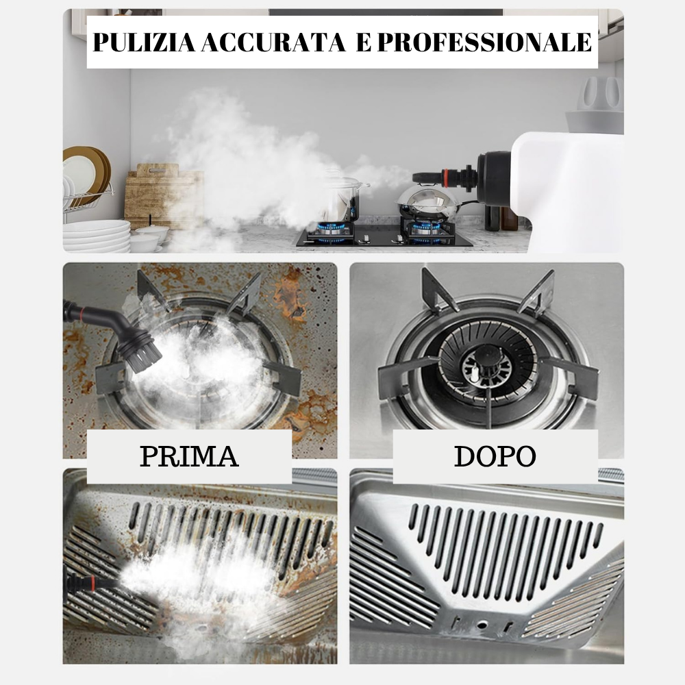 Pulitore a Vapore Portatile Argon – 1050W