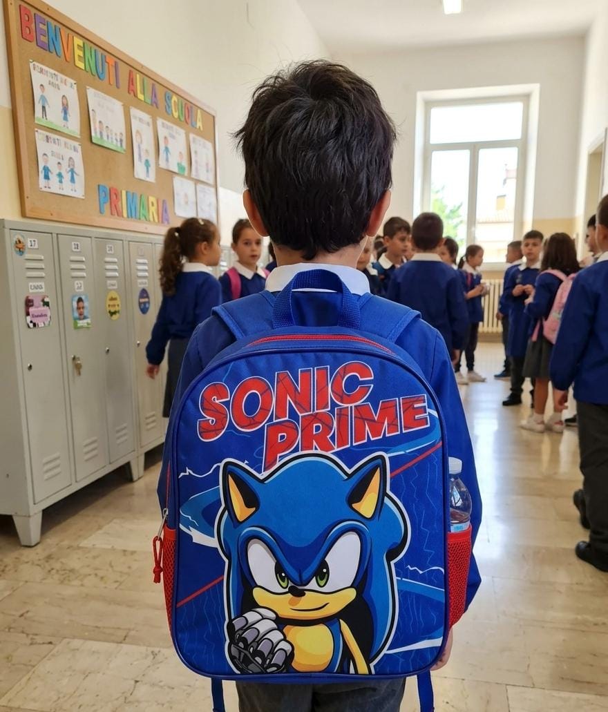 Zaino Scuola Sonic Prime