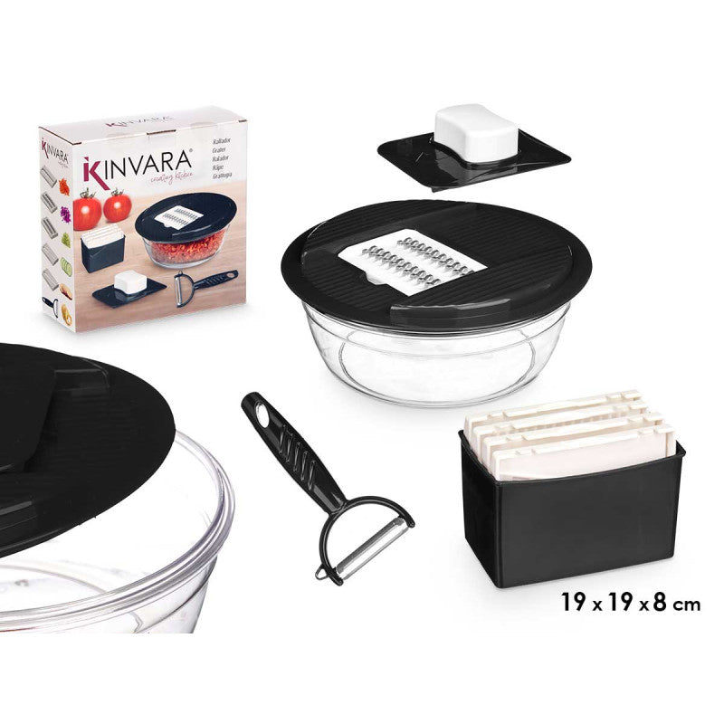 🎁 Set Tagliaverdure Multifunzione 5 in 1: Il tuo alleato in cucina! 🎁