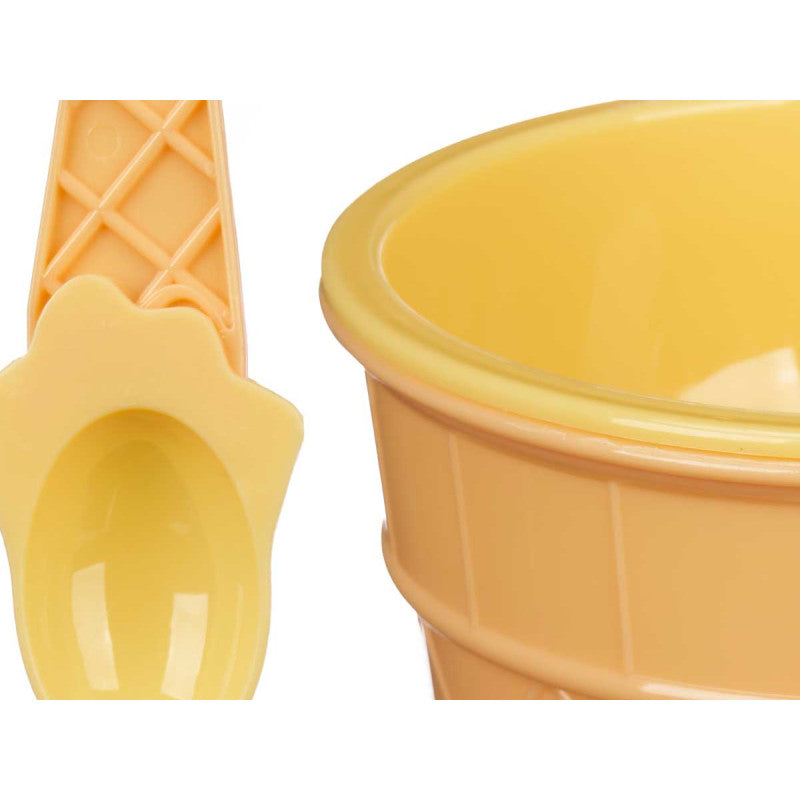 Set 8 coppe gelato con 8 Cucchiai + Porzionatore Per Raccogliere Dalla Vaschetta